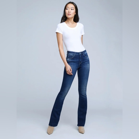 L’AGENCE RUTH HIGH-RISE STRAIGHT JEANS - Picture 3 of 4